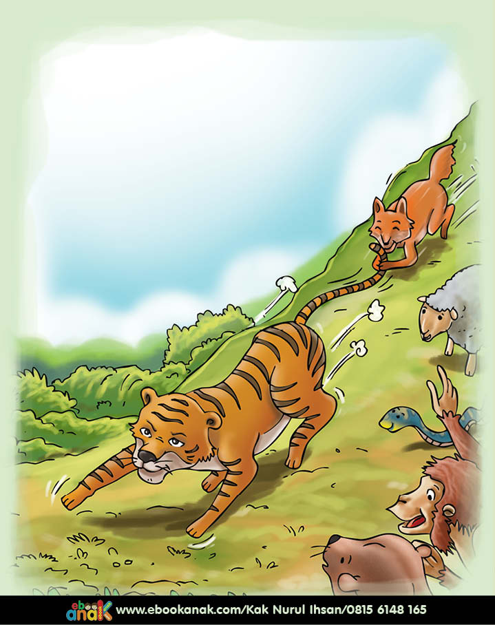 Dongeng Binatang Terbaik, Rubah Memperdaya Harimau