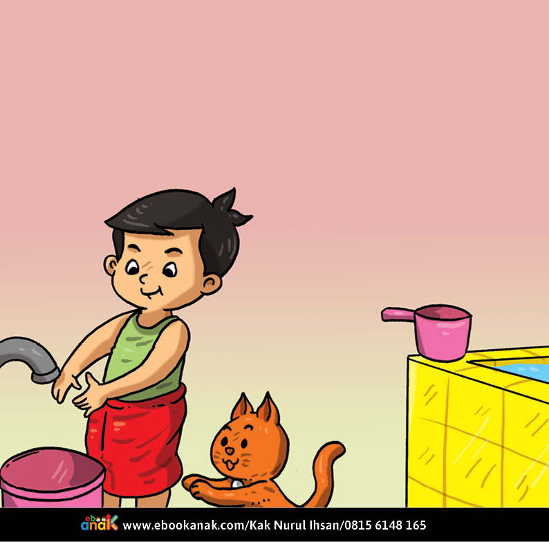 Sunah Mandi, Memulai Dengan Membasuh Tangan Tiga Kali dan Membasuh Kemaluan