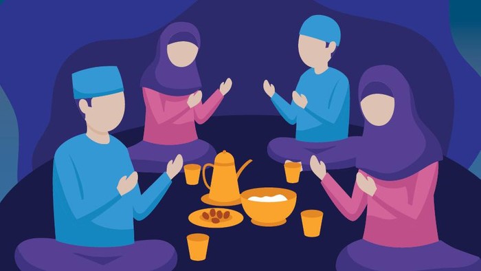 berniat puasa saat sahur (fuad hasyim, detik.com)