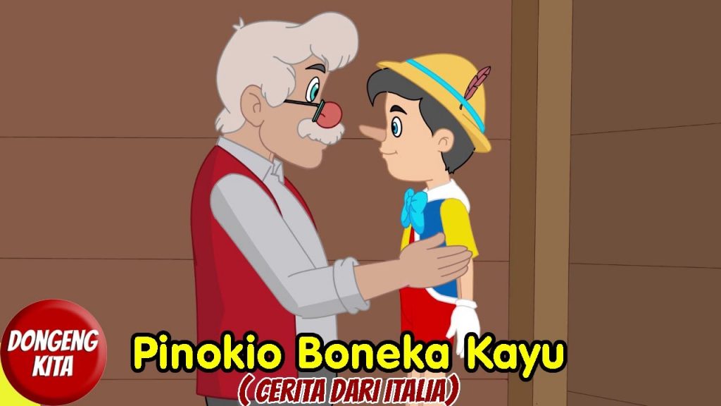 pinokio boneka kayu berhidung panjang