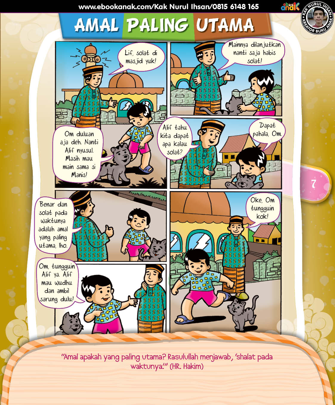 Alif Tak Suka Menunda-Nunda Shalat