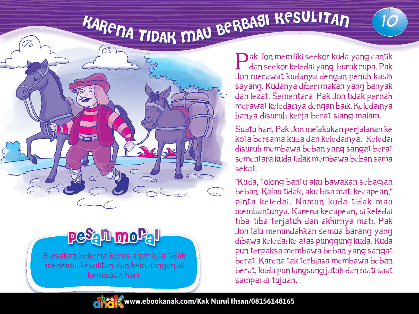 Karena Tidak Mau Berbagi Kesulitan