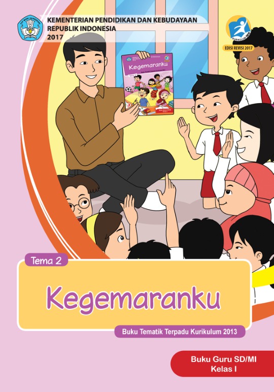 Ebook Guru Kelas 1 SD Tema 2, Kegemaranku, Kurikulum 2013, Edisi 2017