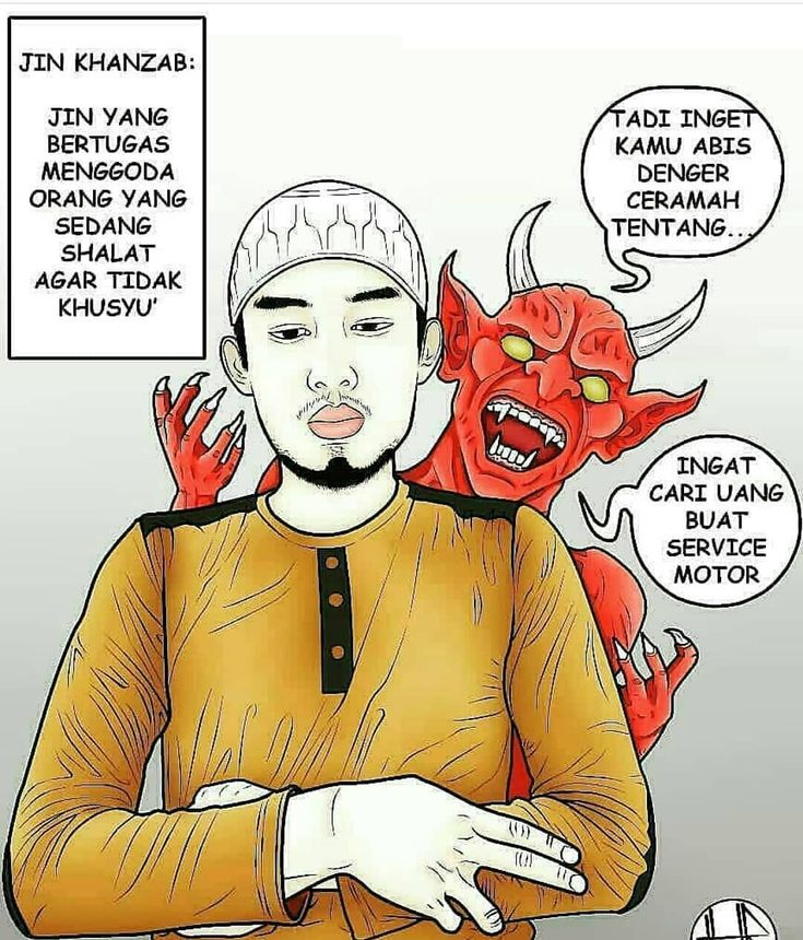 Jin Khanzab Membuat Manusia Menunda Ibadah (Gambar pinterest.com)