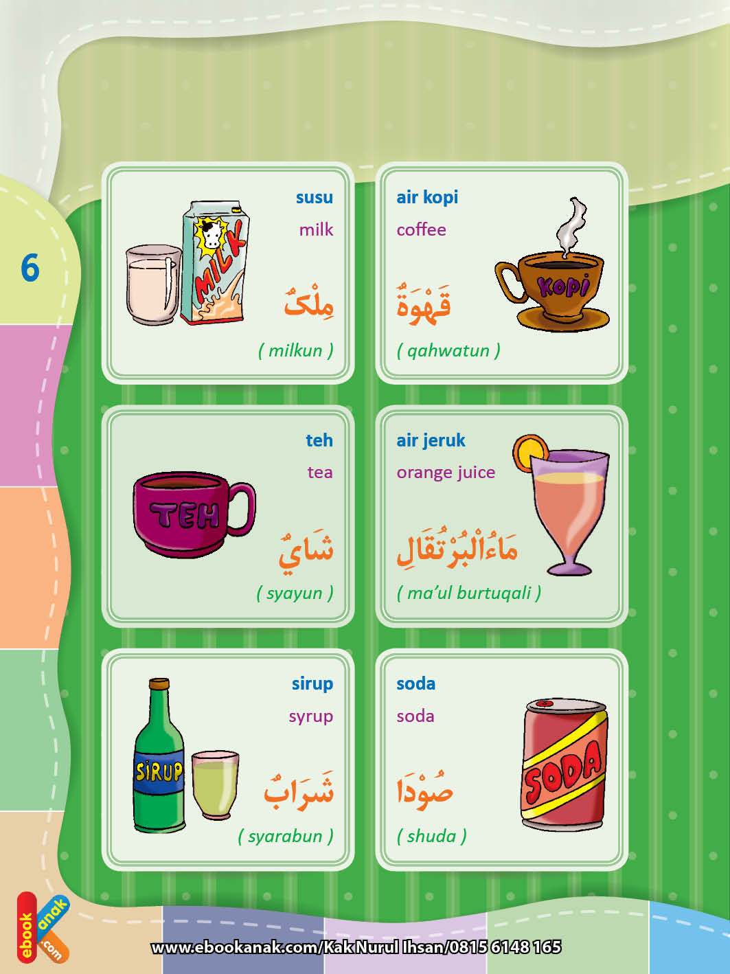 Kamus Bergambar 3 Bahasa Makanan dan Minuman Halal