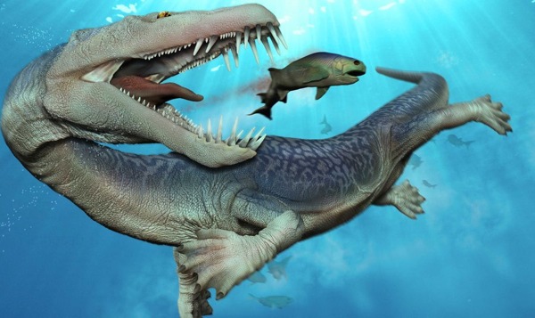 Nothosaurus (Gambar mongabay.com)