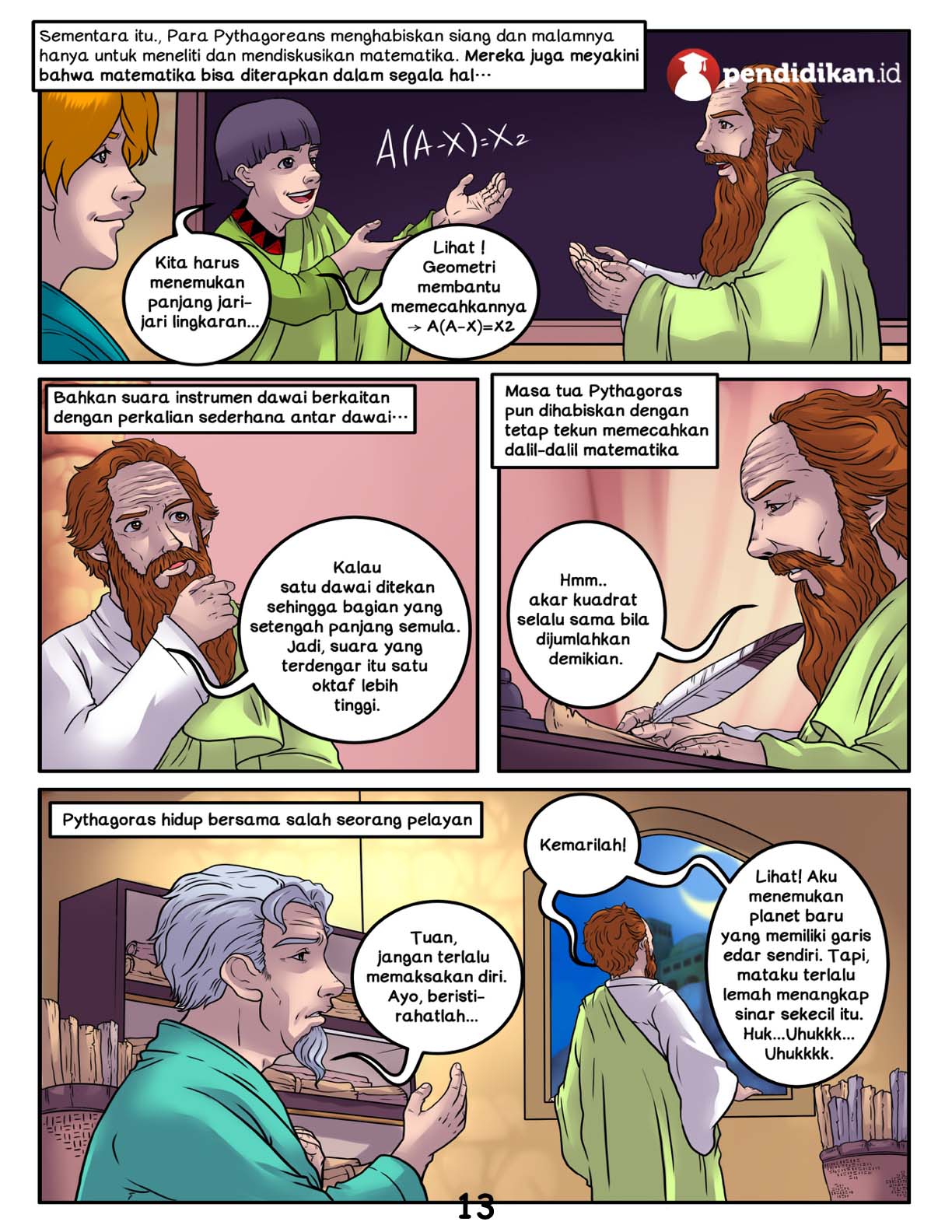 Pythagoras Hidup Bersama Seorang Pelayan