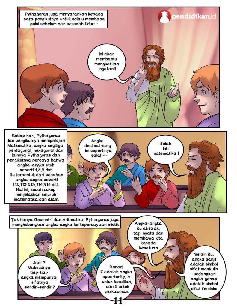 Pythagoras Mengajarkan Muridnya untuk Membaca Puisi Sebelum dan Sesudah Tidur (11)