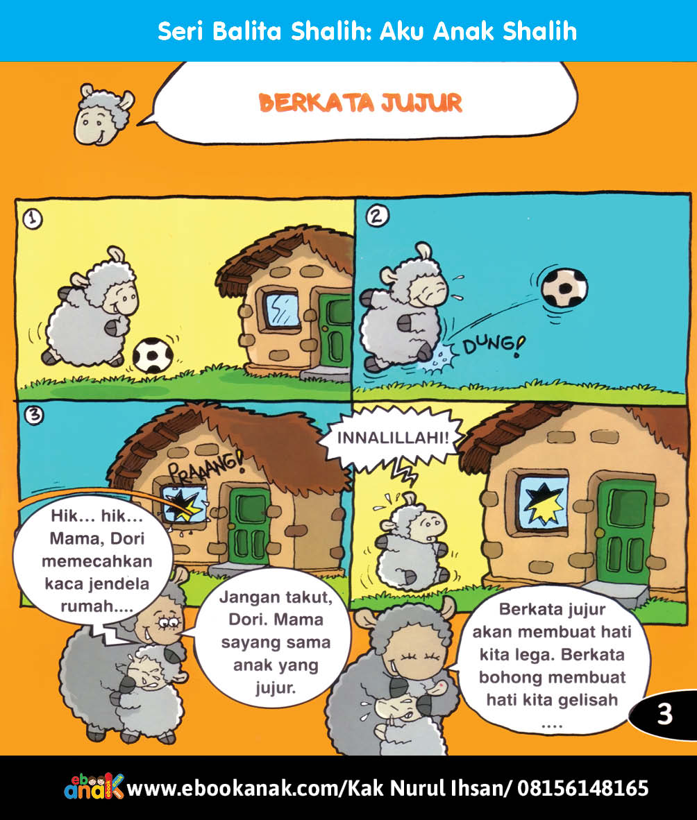 Seri Balita Shalih, Aku Anak Shalih, Berkata Jujur