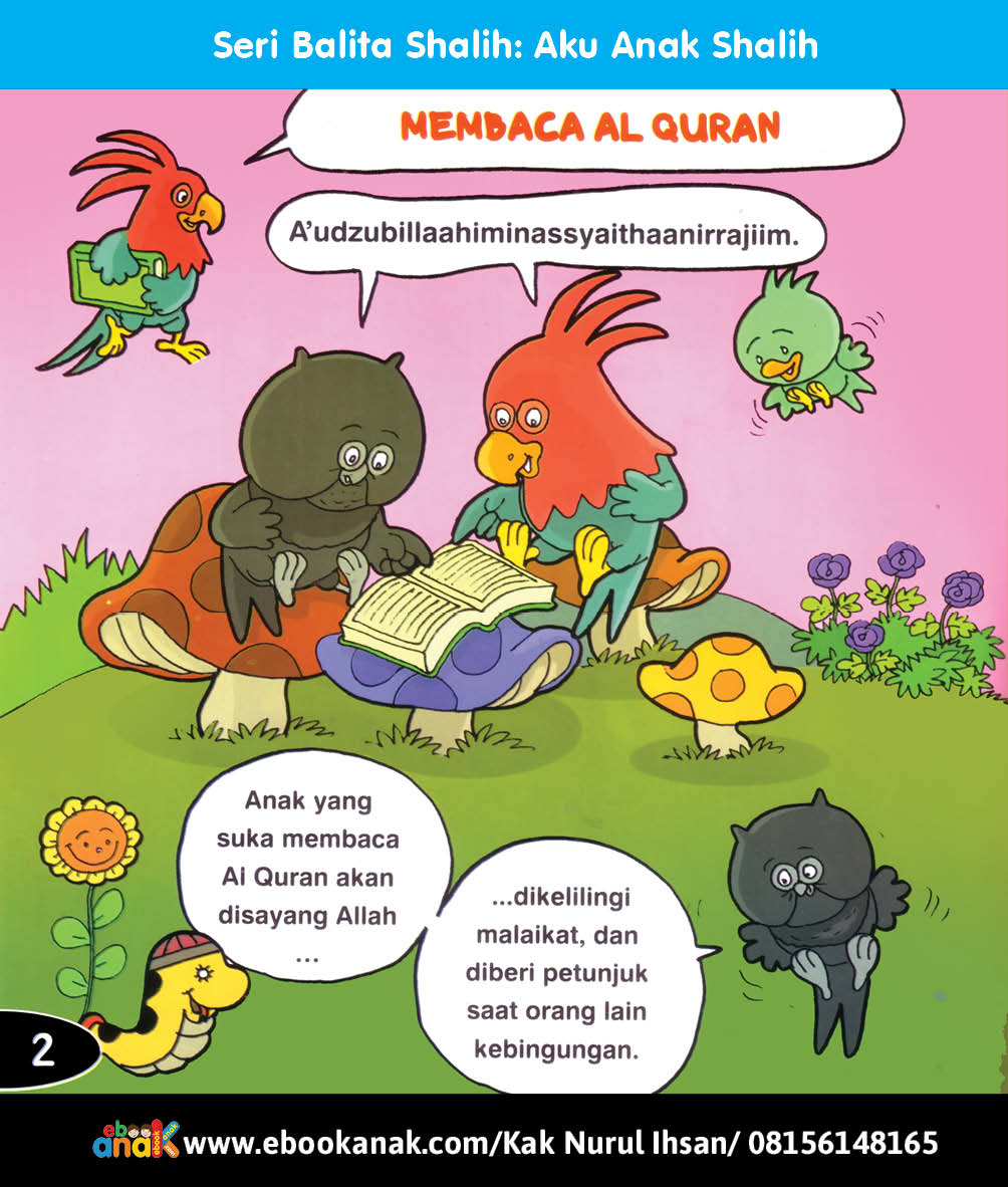Seri Balita Shalih, Aku Anak Shalih, Membaca Al Quran