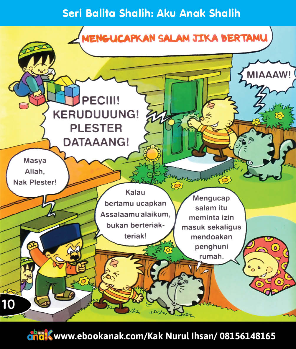 Seri Balita Shalih, Aku Anak Shalih, Mengucapkan Salam Jika Bertamu