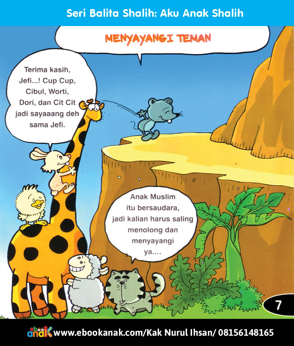 Seri Balita Shalih, Aku Anak Shalih, Menyayangi Teman