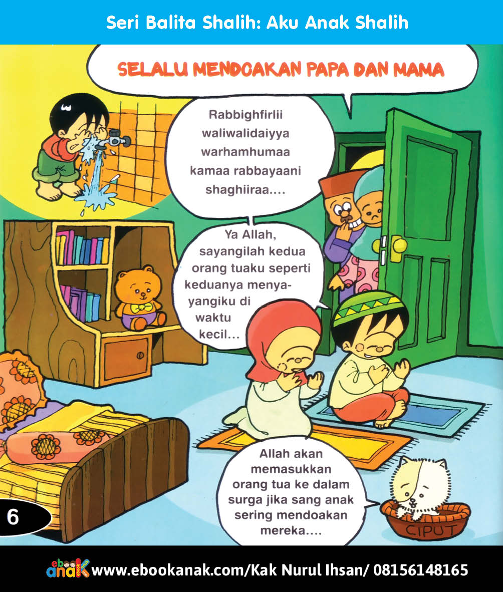 Seri Balita Shalih, Aku Anak Shalih, Selalu Mendoakan Papa dan Mama
