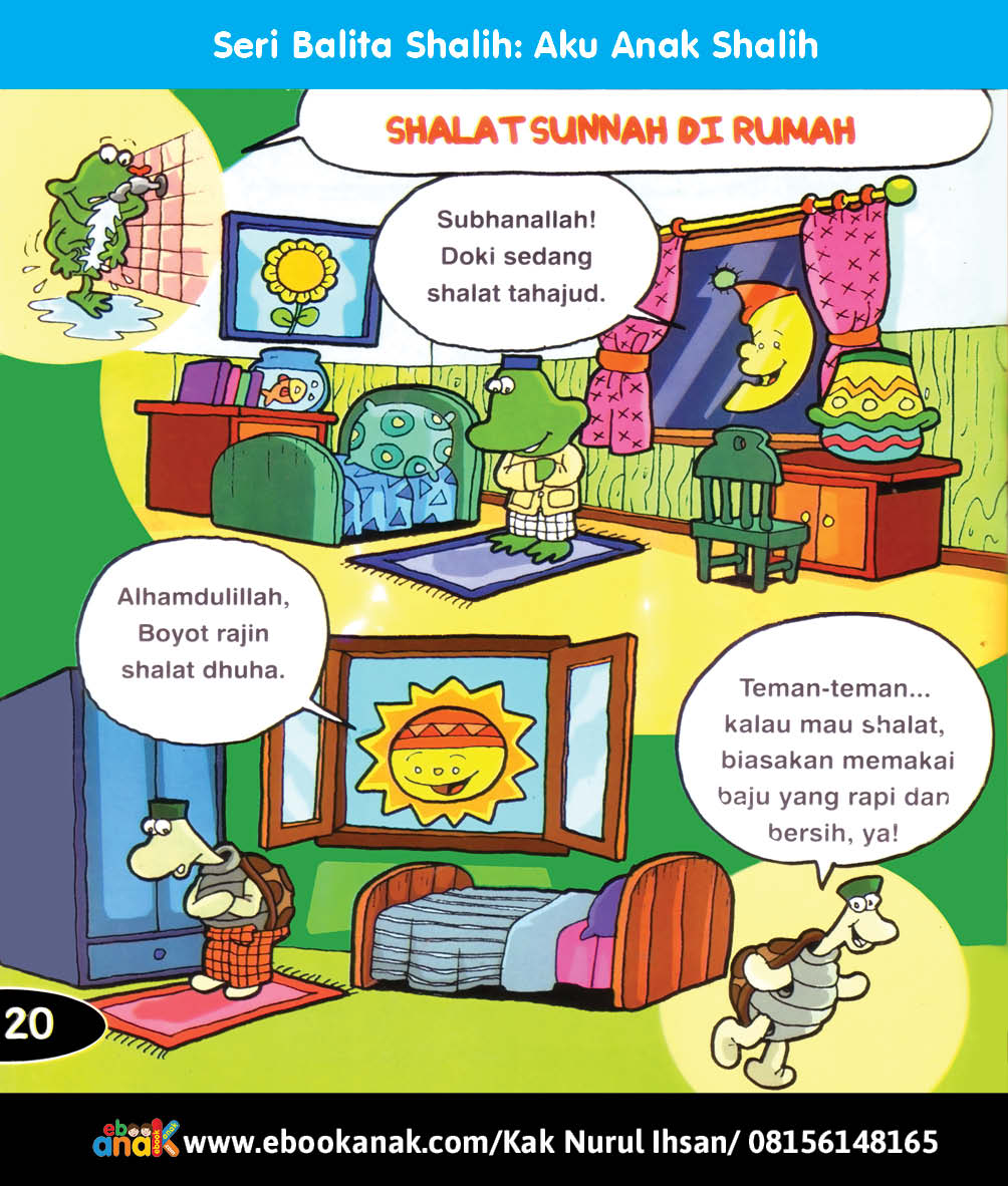 Seri Balita Shalih, Aku Anak Shalih, Shalat Sunnah di Rumah