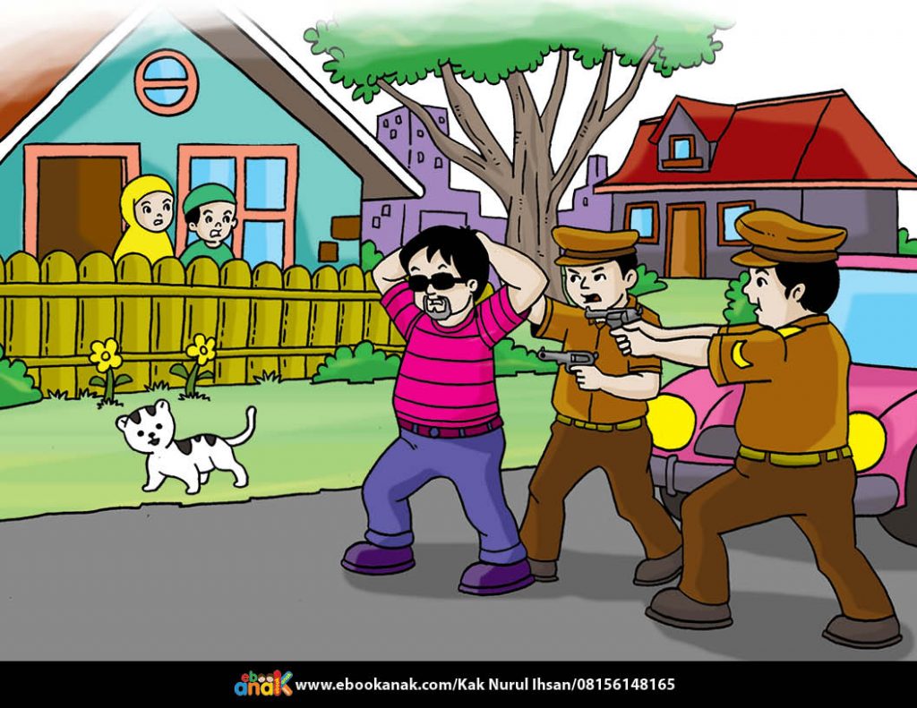 Tempat kembalinya orang-orang ingkar adalah neraka. (Gambar ebookanak.com)
