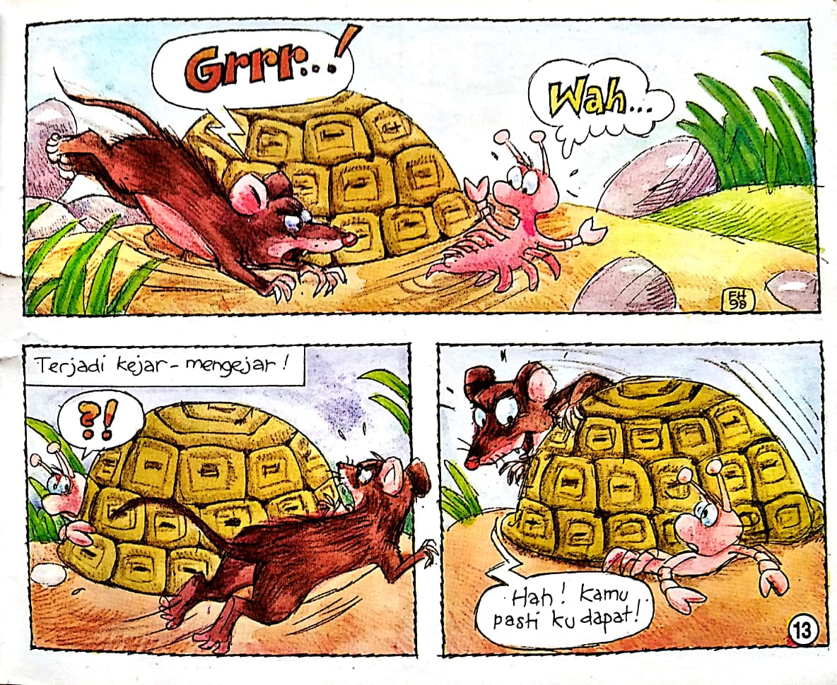 Keong Kecil dan Rumahnya Dikejar Tikus (13)