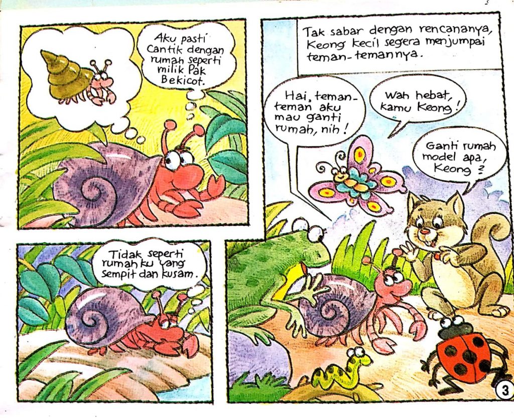 Keong Kecil dan Rumahnya Ingin Ganti Rumah (3)