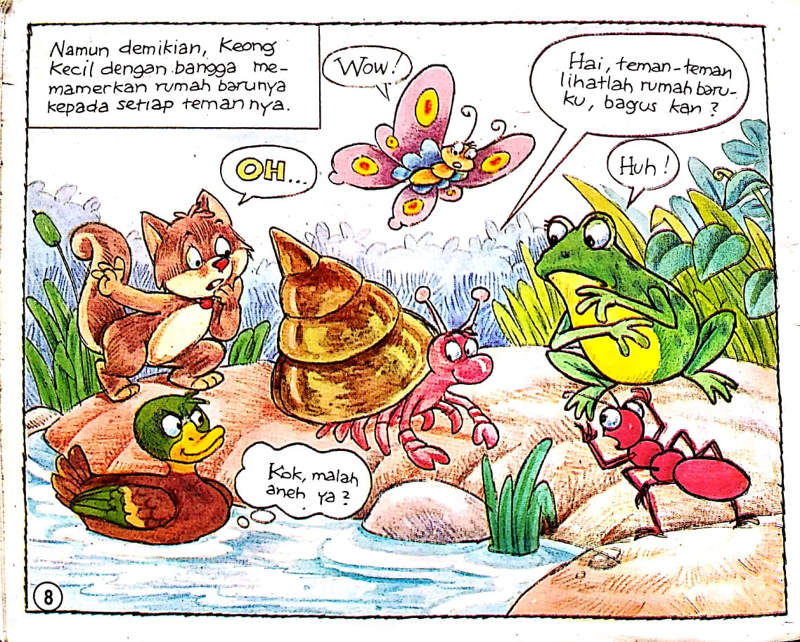 Keong Kecil dan Rumahnya Memamerkan Rumah Baru (8)