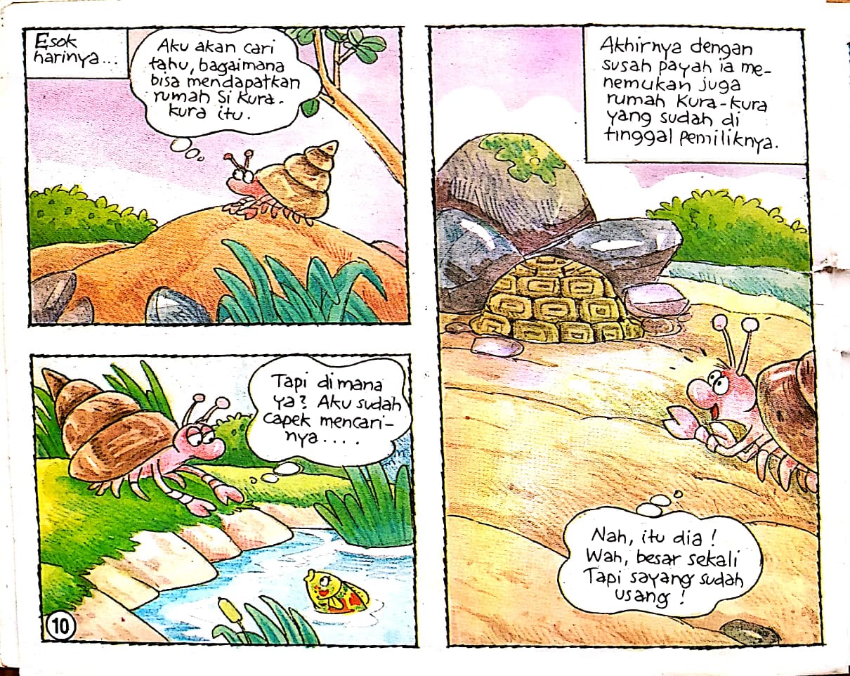 Keong Kecil dan Rumahnya Mencari Rumah Kura-Kura (10)