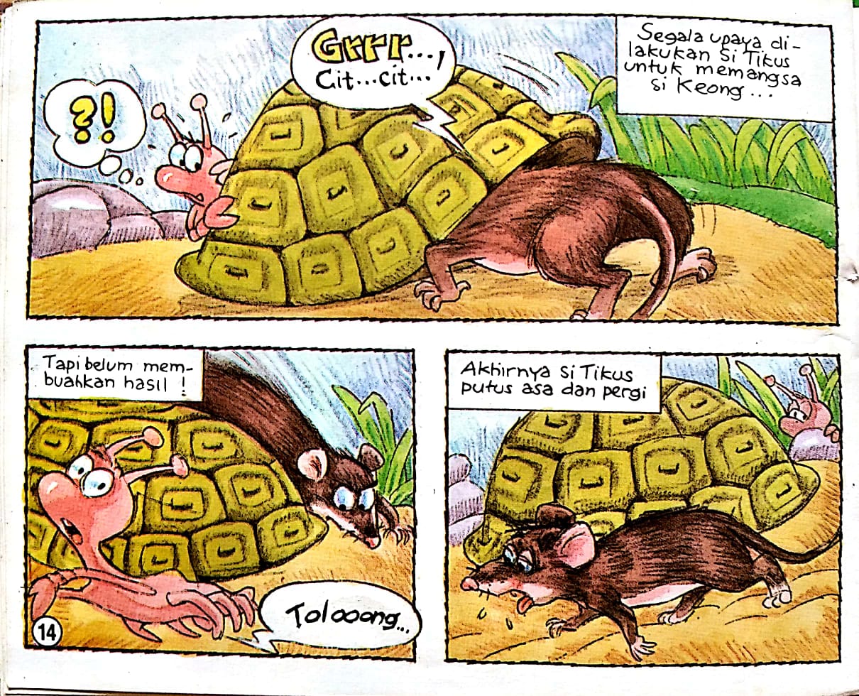 Keong Kecil dan Rumahnya Si Tikus Putus Asa dan Pergi (14)