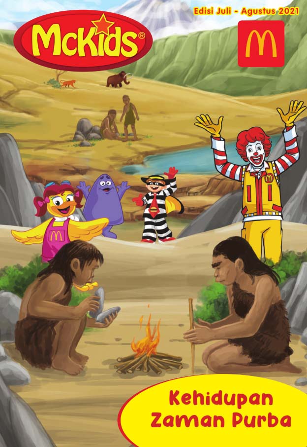 Majalah McKids Juli-Agustus 2021 Edisi 14 Kehidupan Zaman Purba