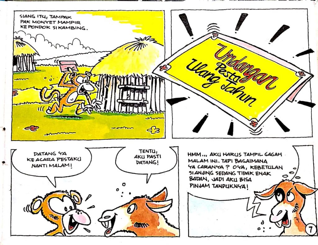 Mengapa Anjing Tak Bertanduk Pesta Ulang Tahun Monyet (7)