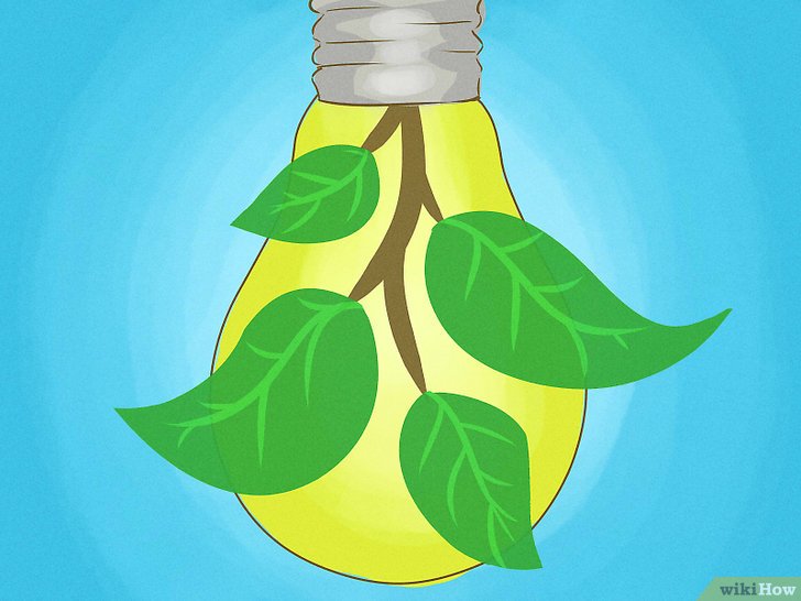 Menggunakan lampu LED di rumah kita. (Gambar wikihow.com)