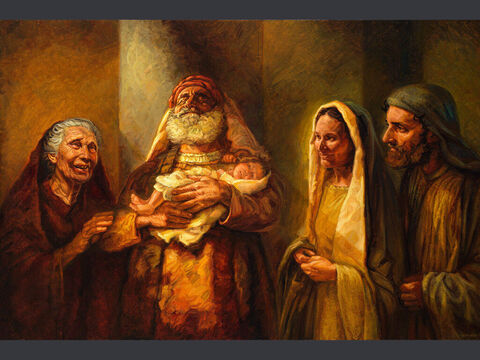 Nabi Zakariya dan Nabi Yahya yang masih bayi (Gambar freebibleimages.org).jpg