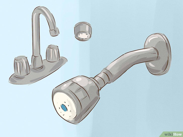 Pasang perlengkapan pipa beraliran kecil untuk mendukung penghematan air. (Gambar wikihow.com)
