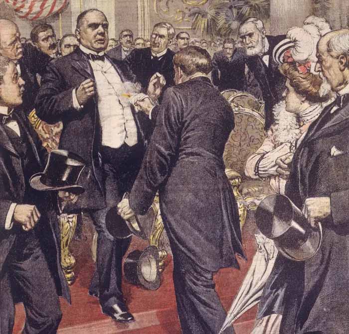 Presiden AS William McKinley (1843-1901) ditembak. (Gambar De Agostini, Getty Images, history.com)