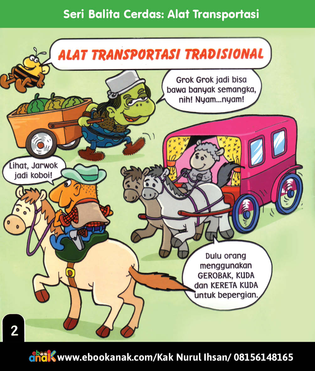Seri Balita Cerdas Alat Transportasi Alat Transportasi Tradisional