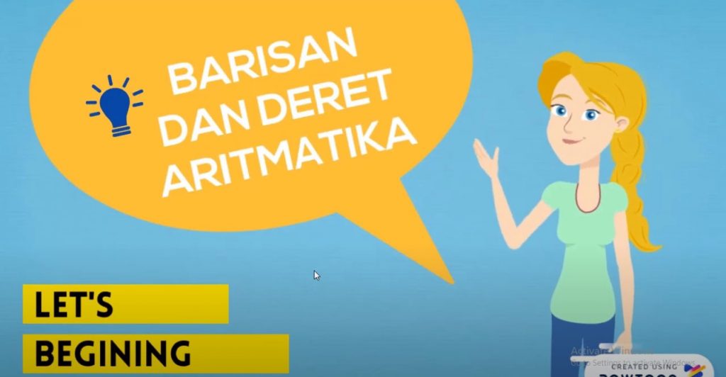 Video Pembelajaran Materi Barisan dan Deret Aritmatika Kelas 11 SMA-SMK
