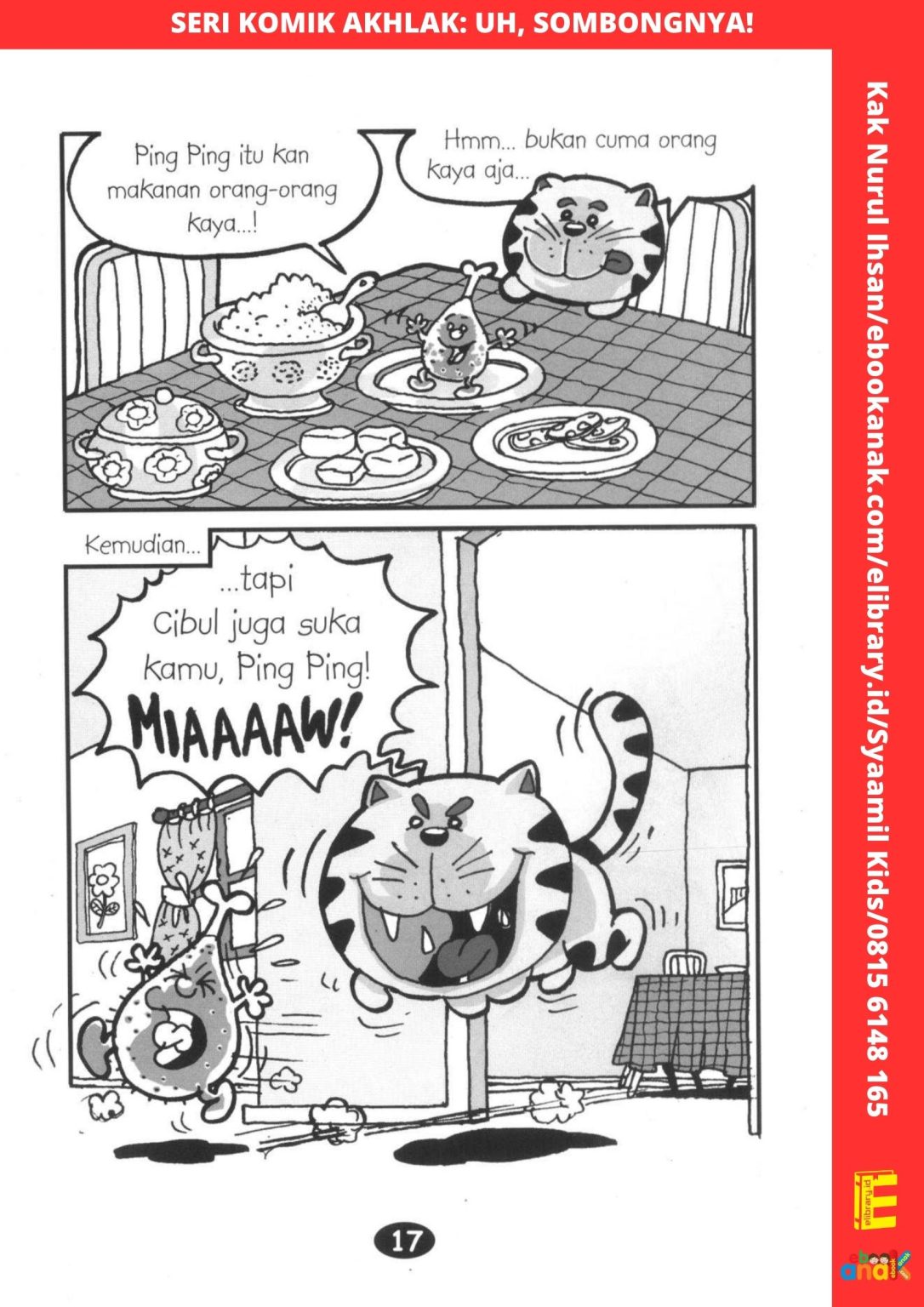 Seri Komik Akhlak: Uh, Sombongnya! - elibrary.id