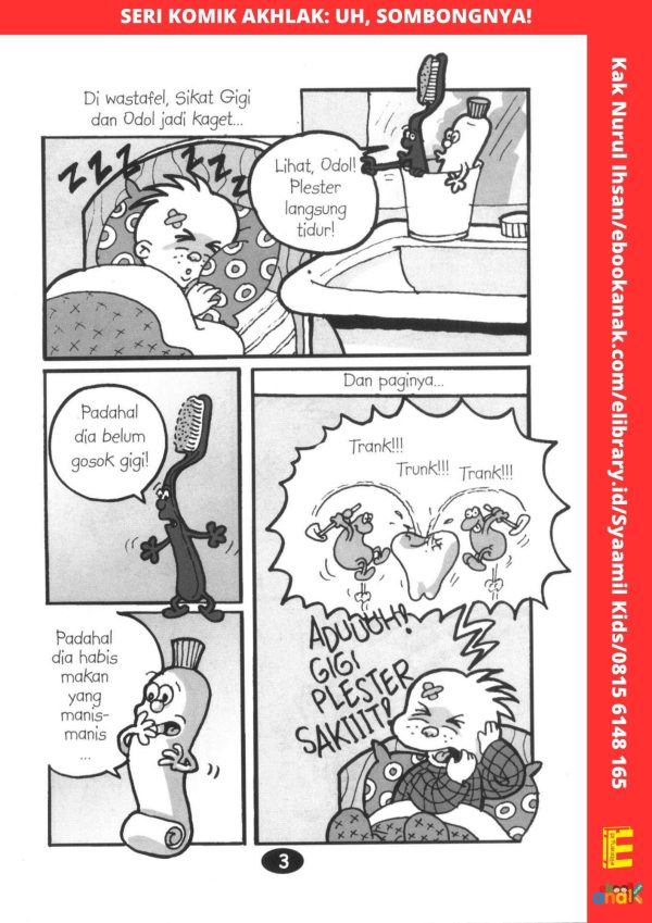 Seri Komik Akhlak: Aduh, Gigi Plester! - elibrary.id