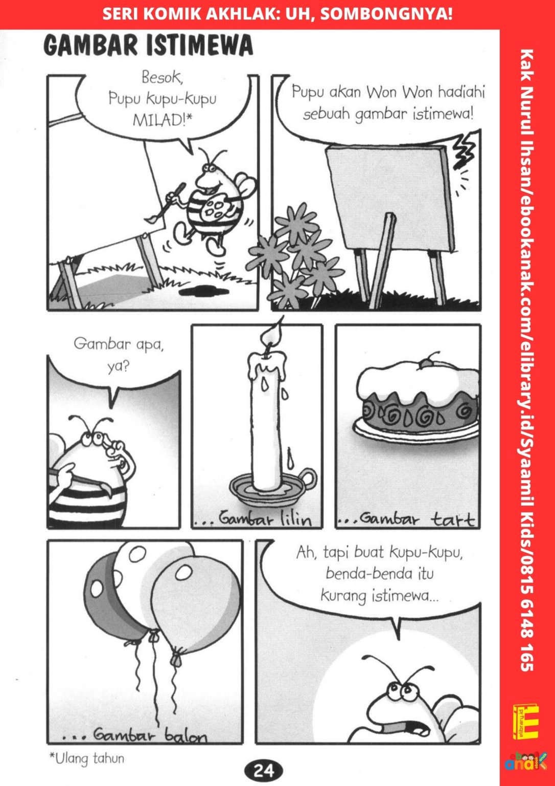 Seri Komik Akhlak: Gambar Istimewa - elibrary.id