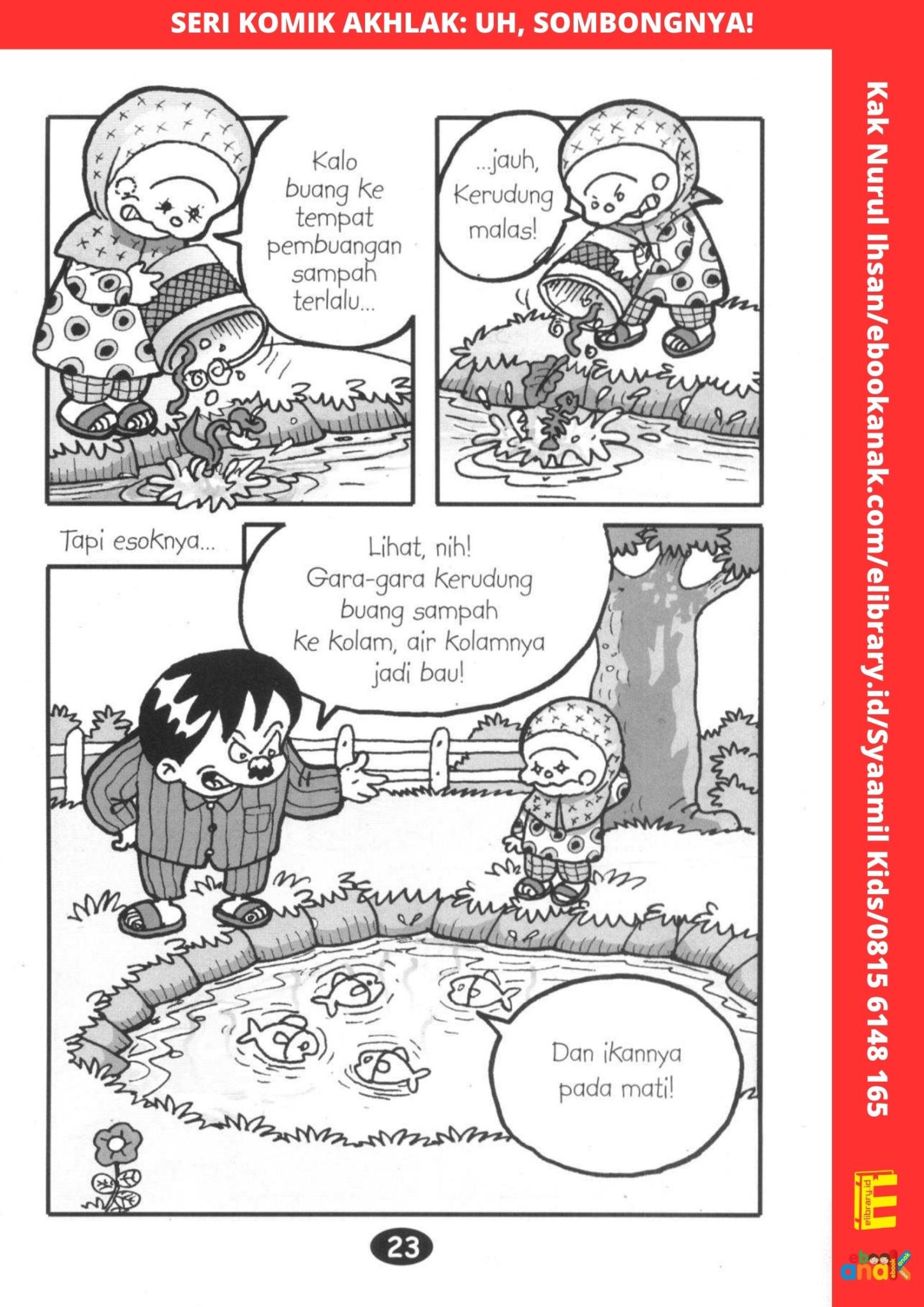 Seri Komik Akhlak: Mabuk Sampah - elibrary.id