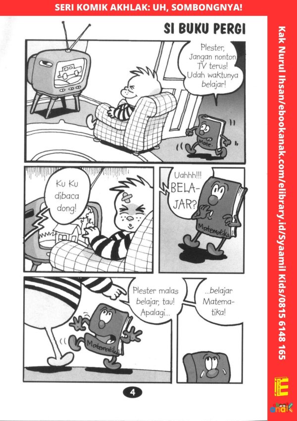 Seri Komik Akhlak: Si Buku Pergi - elibrary.id