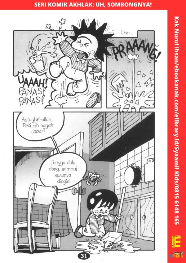 Seri Komik Akhlak: Tunggu Sampai Dingin - elibrary.id
