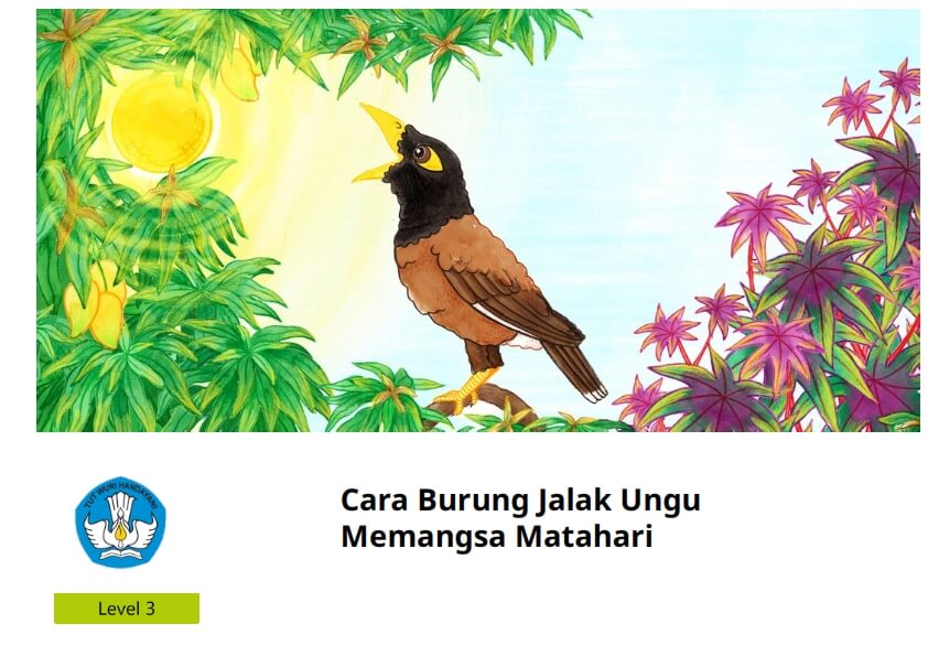Cara Burung Jalak Ungu Memangsa Matahari