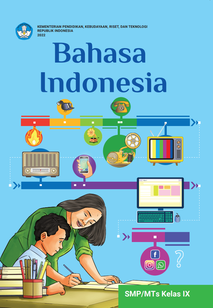 SMP MTs Kelas 9 Buku Siswa Bahasa Indonesia cover