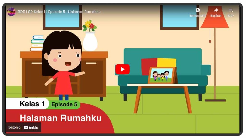 SD Kelas 1 Episode 5 Halaman Rumahku (belajar.kemdikbud.go.id)
