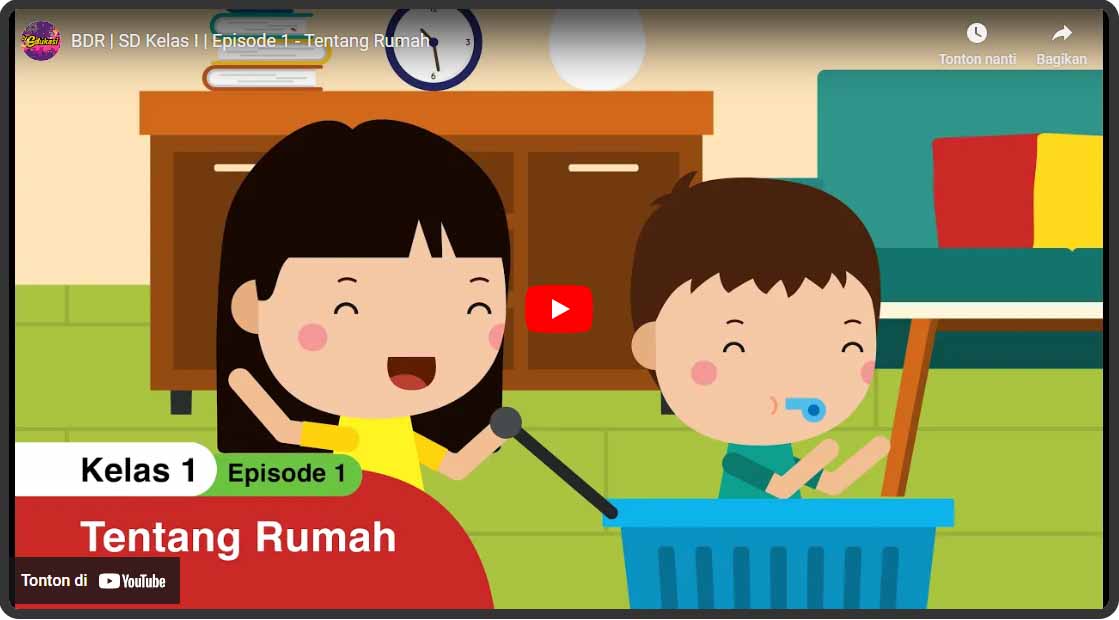 sd kelas 1 episode 1 tentang rumah