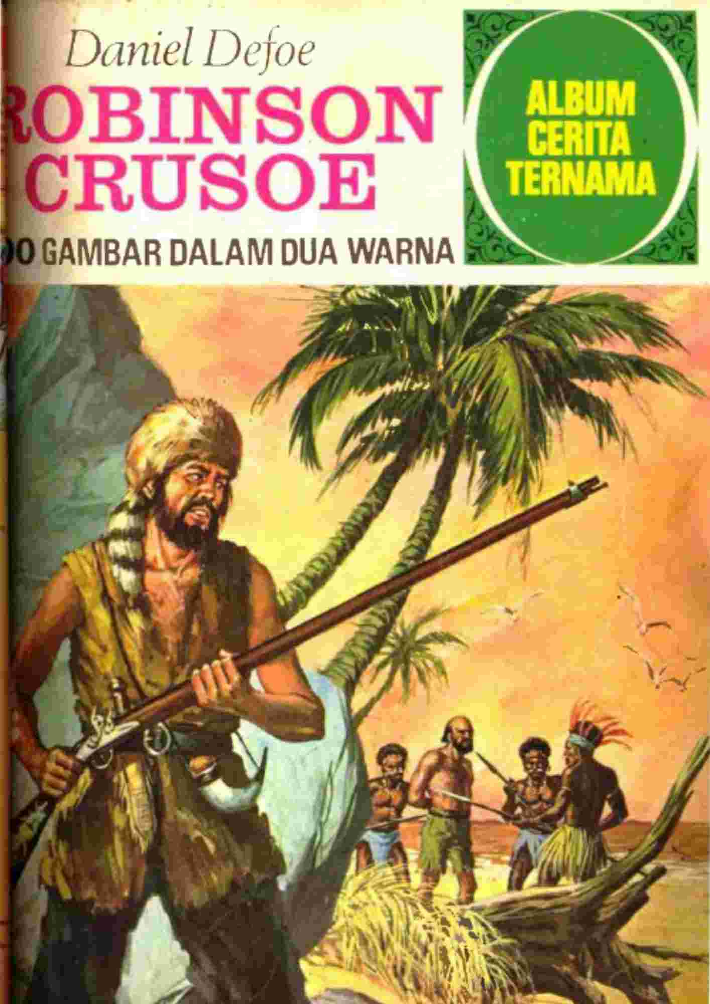 Album Cerita Ternama; Robinson Crusoe; Daniel Defoe