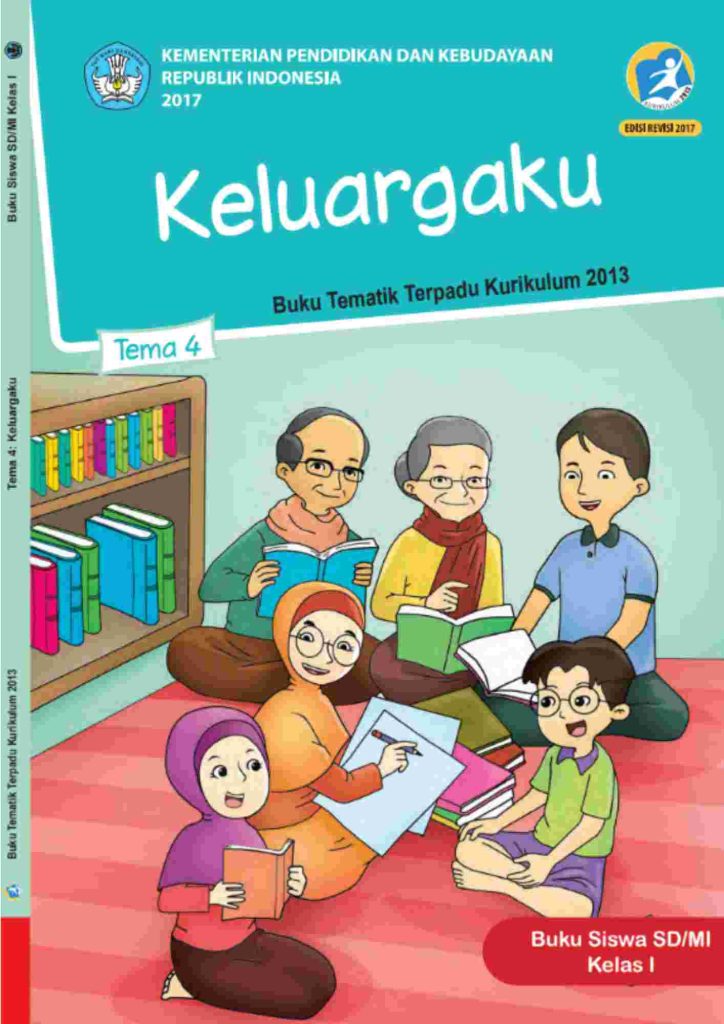 Buku Siswa Tema 4 Keluargaku Kelas 1 Revisi 2017