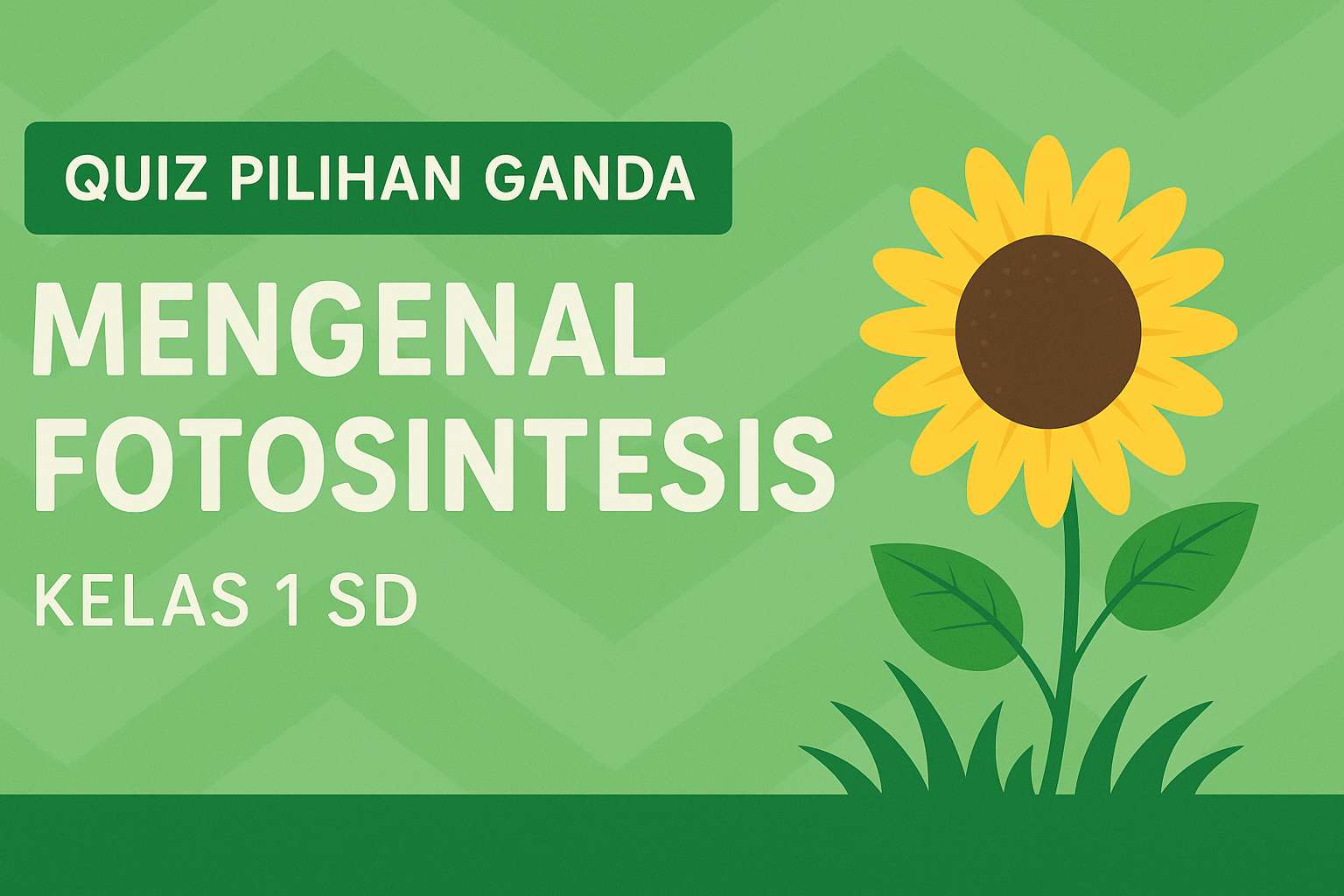 Quiz Pilihan Ganda Mengenal Fotosintesis Kelas 1 SD_11zon