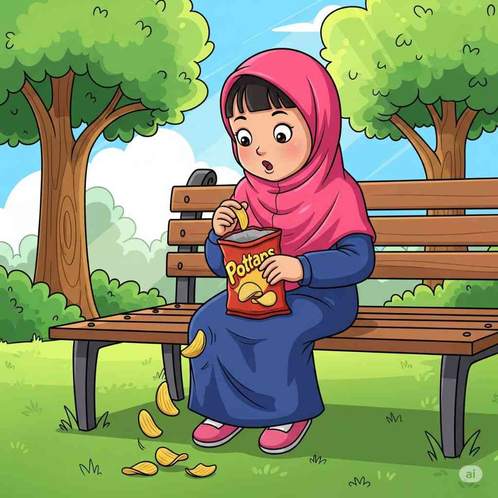Anjuran mengambil makanan yang jatuh (elibrary.id)