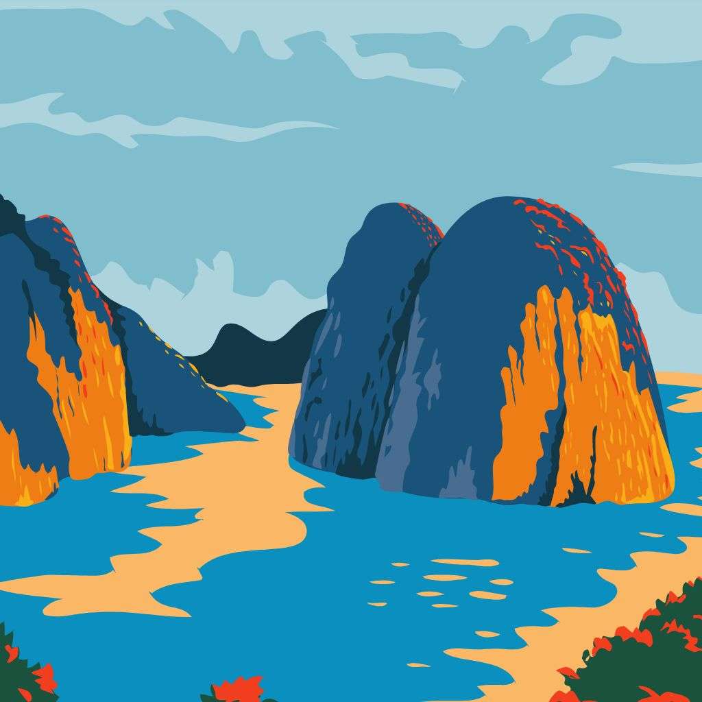 Halong bay di Vietnam (elibrary.id)