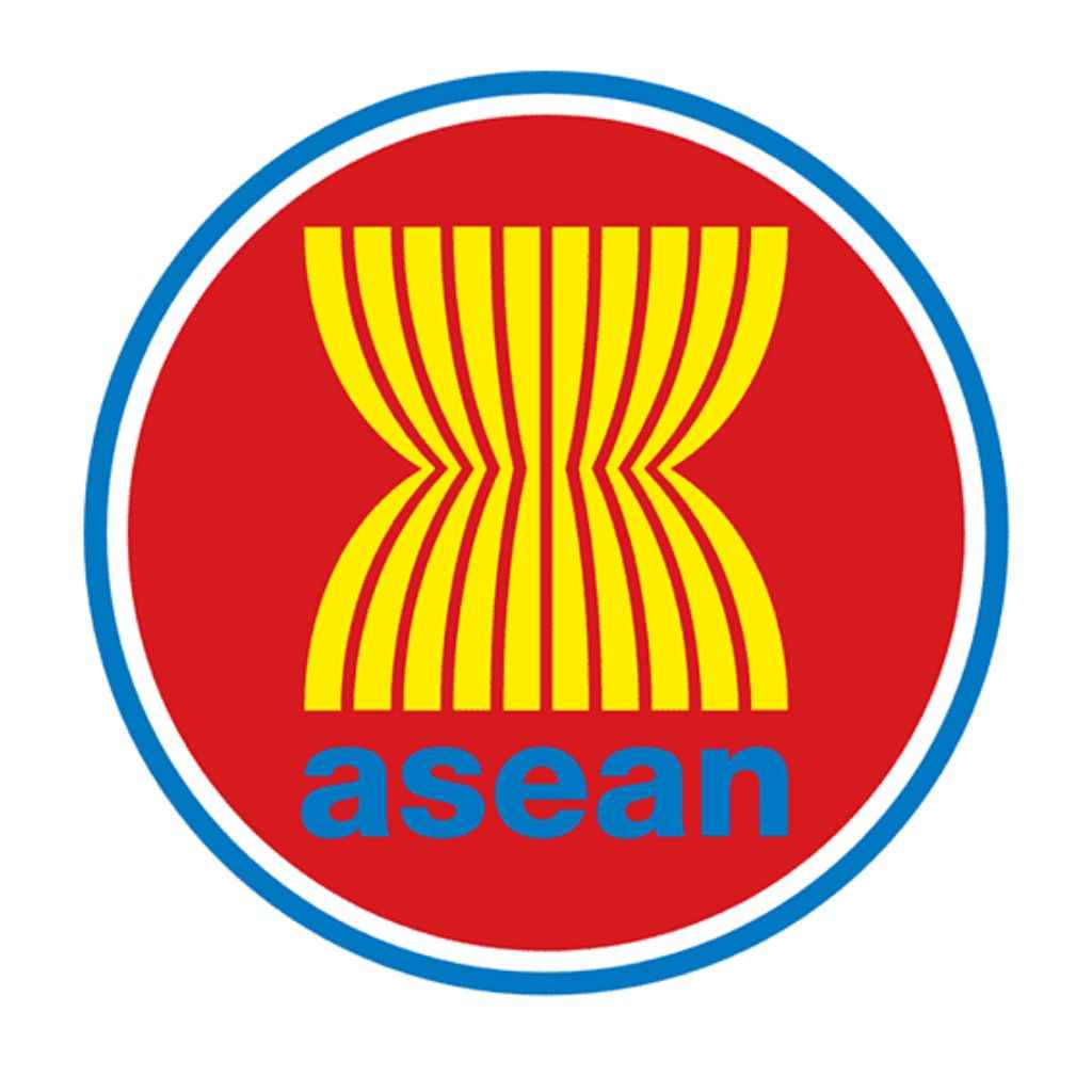 Lambang ASEAN yang melambangkan 10 ikat tangkai padi (elibrary.id)