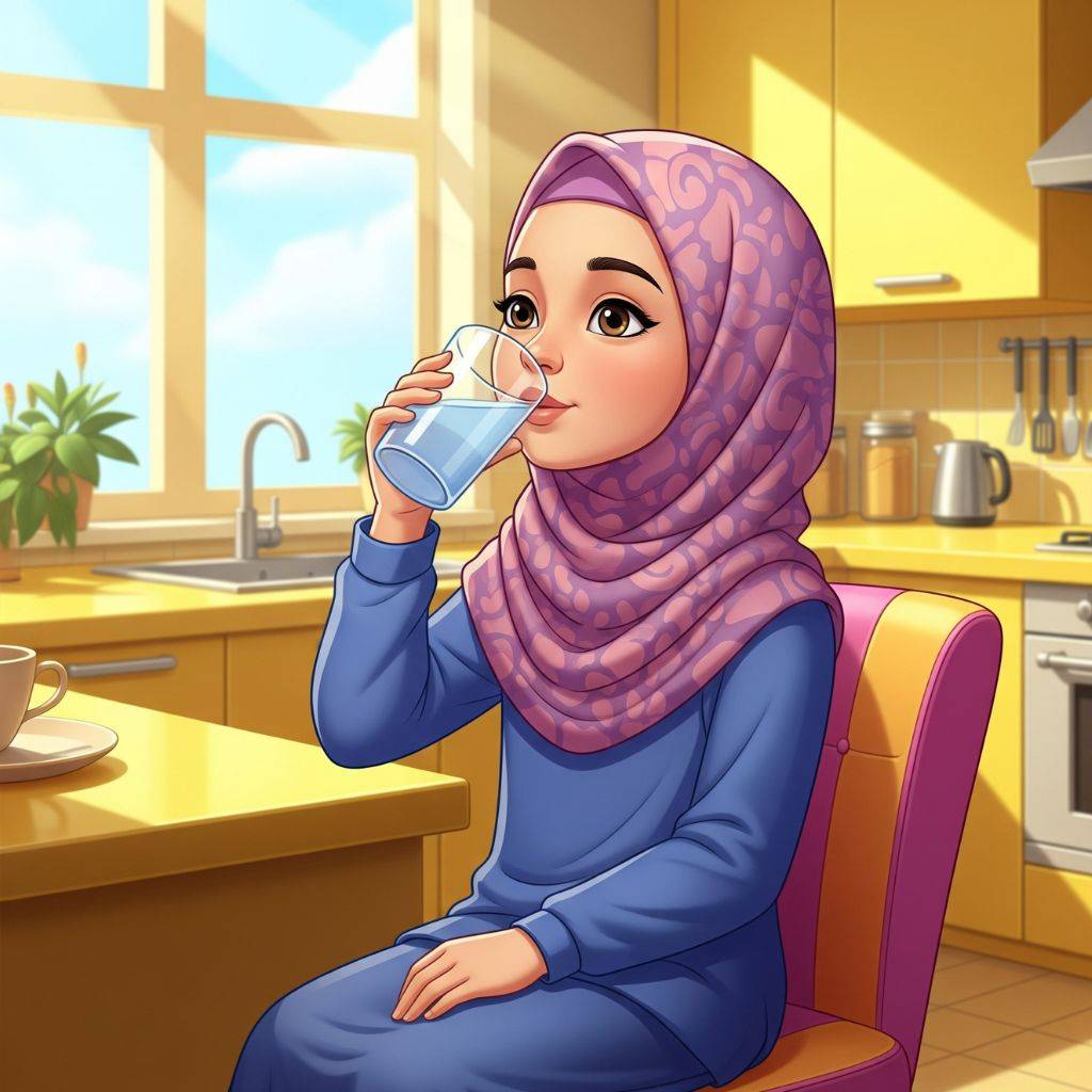 Rasulullah menganjurkan minum dalam tiga kali tegukan (elibrary.id)