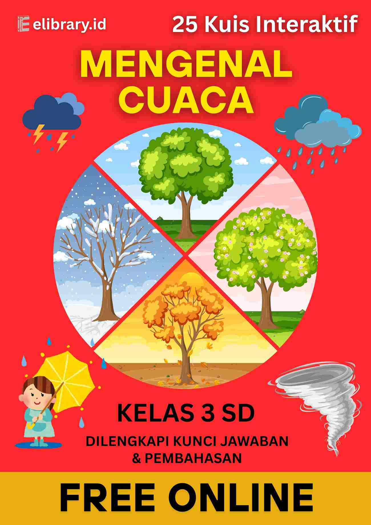 25 Kuis Interaktif kelas 3 SD Mengenal Cuaca